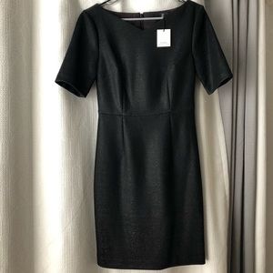Short sleeve subtle shimmer dress